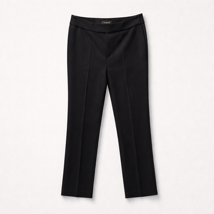Costum negru elegant damă cu sacou și pantalon